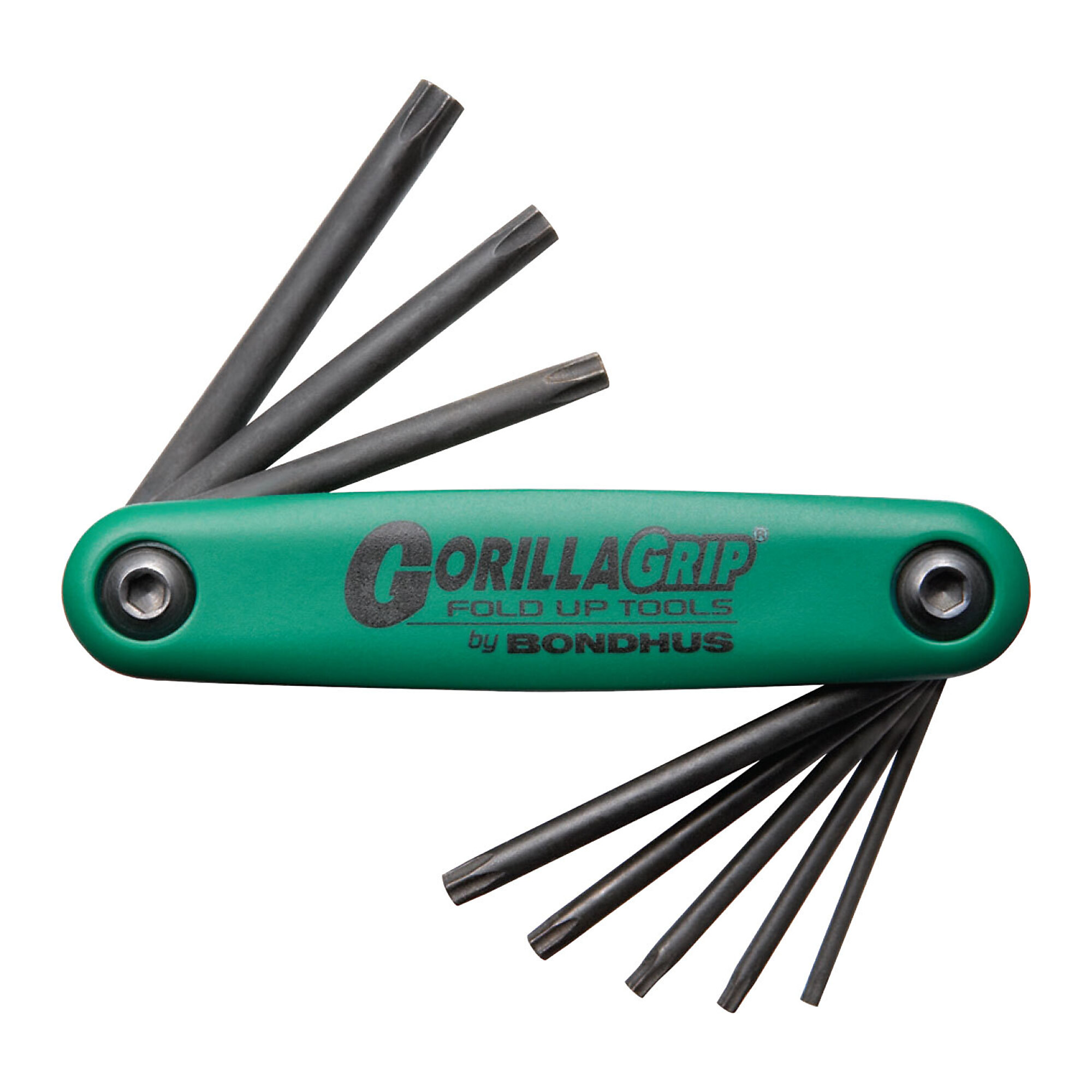 Bondhus Tamper Resistant Torx Fold-Up Set of 8, TR9-TR40, Model 12638